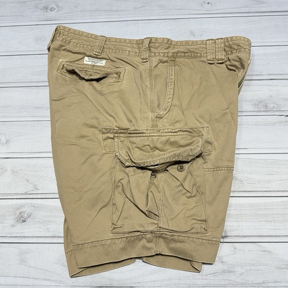 Polo Ralph Lauren Other - Polo Ralph Lauren Shorts 42 Tan Khaki Beige Cargo Pockets Heavyweight